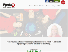 Tablet Screenshot of fysio3.se